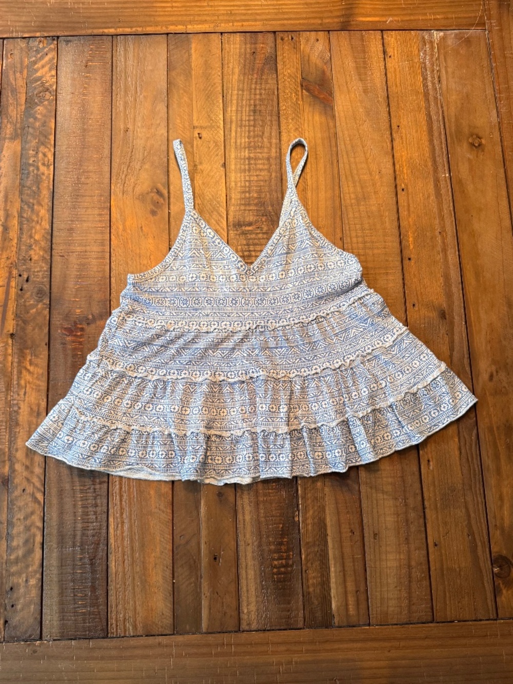 American Eagle Outfitters Tiered Babydoll Camisole Tank Top. Size Small.